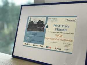 Photo du prix du public bâtiment par Construction 21